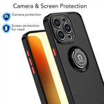 Q Shadow 1シリーズ TPU + PC リング付きスマホケース、iPhone 16 Pro 用、iPhone 16 Plus 用、iPhone 15 Pro Max 用、iPhone 15 Pro 用、iPhone 15 Plus 用、iPhone 15 用