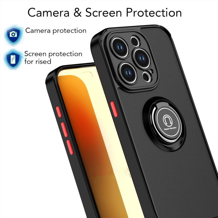 Q Shadow 1シリーズ TPU + PC リング付きスマホケース、iPhone 16 Pro 用、iPhone 16 Plus 用、iPhone 15 Pro Max 用、iPhone 15 Pro 用、iPhone 15 Plus 用、iPhone 15 用
