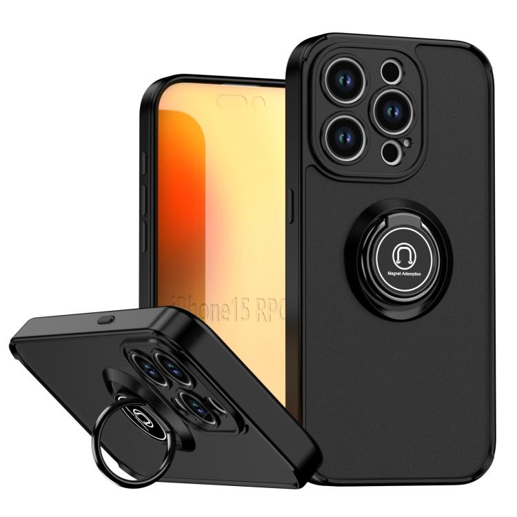 Q Shadow 1シリーズ TPU + PC リング付きスマホケース、iPhone 16 Pro 用、iPhone 16 Plus 用、iPhone 15 Pro Max 用、iPhone 15 Pro 用、iPhone 15 Plus 用、iPhone 15 用