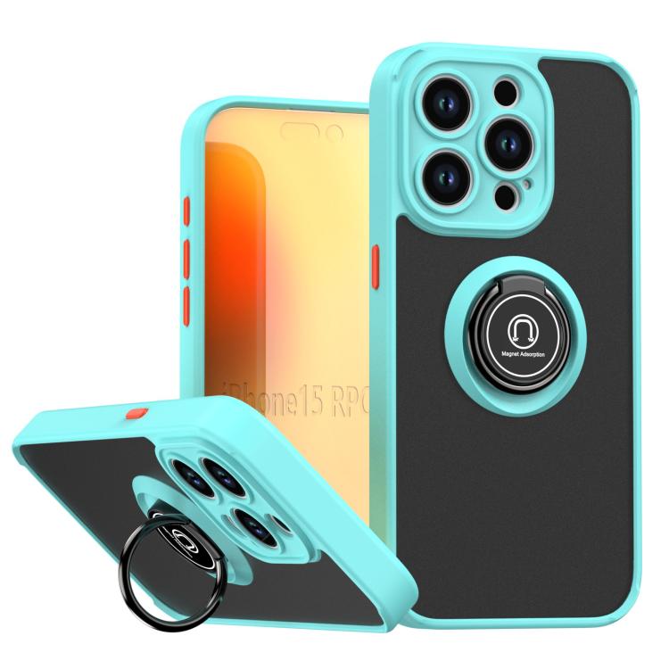 Q Shadow 1シリーズ TPU + PC リング付きスマホケース、iPhone 16 Pro 用、iPhone 16 Plus 用、iPhone 15 Pro Max 用、iPhone 15 Pro 用、iPhone 15 Plus 用、iPhone 15 用