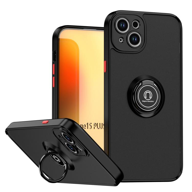 Q Shadow 1シリーズ TPU + PC リング付きスマホケース、iPhone 16 Pro 用、iPhone 16 Plus 用、iPhone 15 Pro Max 用、iPhone 15 Pro 用、iPhone 15 Plus 用、iPhone 15 用