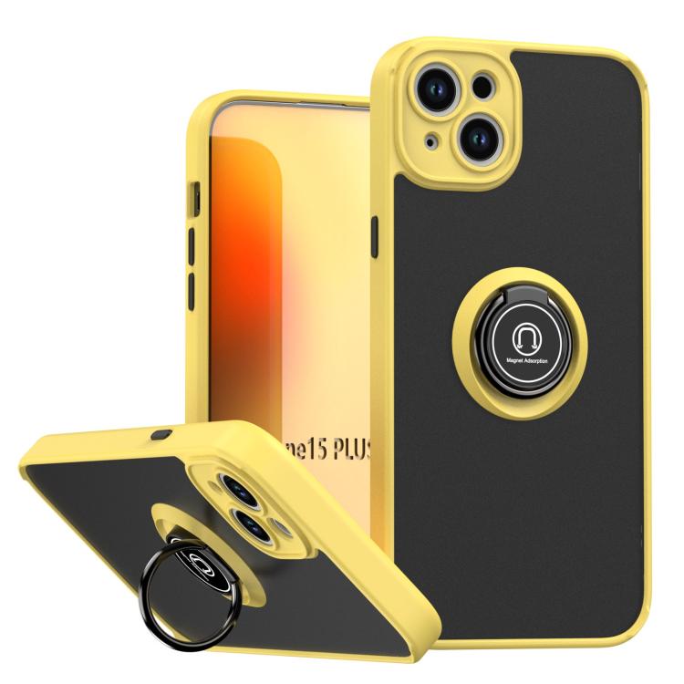Q Shadow 1シリーズ TPU + PC リング付きスマホケース、iPhone 16 Pro 用、iPhone 16 Plus 用、iPhone 15 Pro Max 用、iPhone 15 Pro 用、iPhone 15 Plus 用、iPhone 15 用