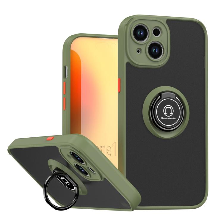 Q Shadow 1シリーズ TPU + PC リング付きスマホケース、iPhone 16 Pro 用、iPhone 16 Plus 用、iPhone 15 Pro Max 用、iPhone 15 Pro 用、iPhone 15 Plus 用、iPhone 15 用