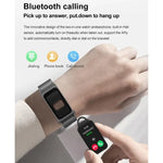B7 Pro 1.5インチ 2イン1 Bluetoothイヤホン シリコンストラップ スマートウォッチ、心拍数／睡眠モニタリング対応