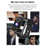 B7 Pro 1.5インチ 2イン1 Bluetoothイヤホン シリコンストラップ スマートウォッチ、心拍数／睡眠モニタリング対応