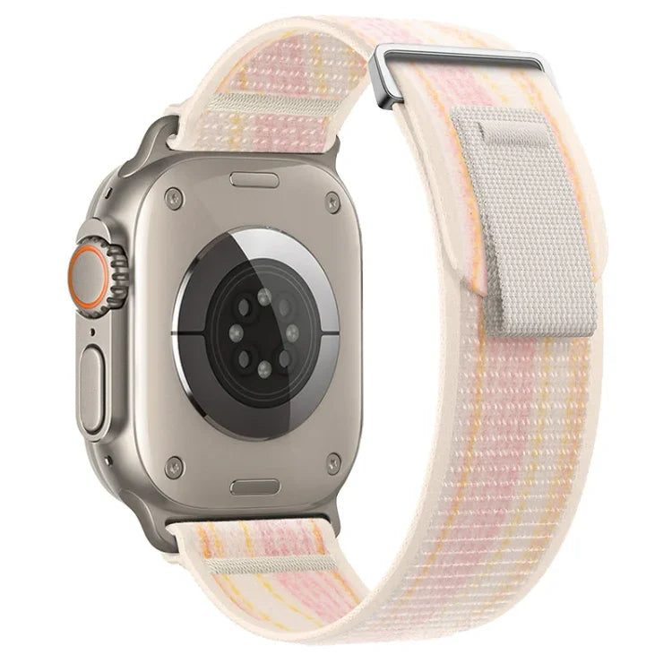 二重ループナイロンウォッチバンド、Apple Watch Ultra 2 49mm用、Apple Watch Series 9 45mm用