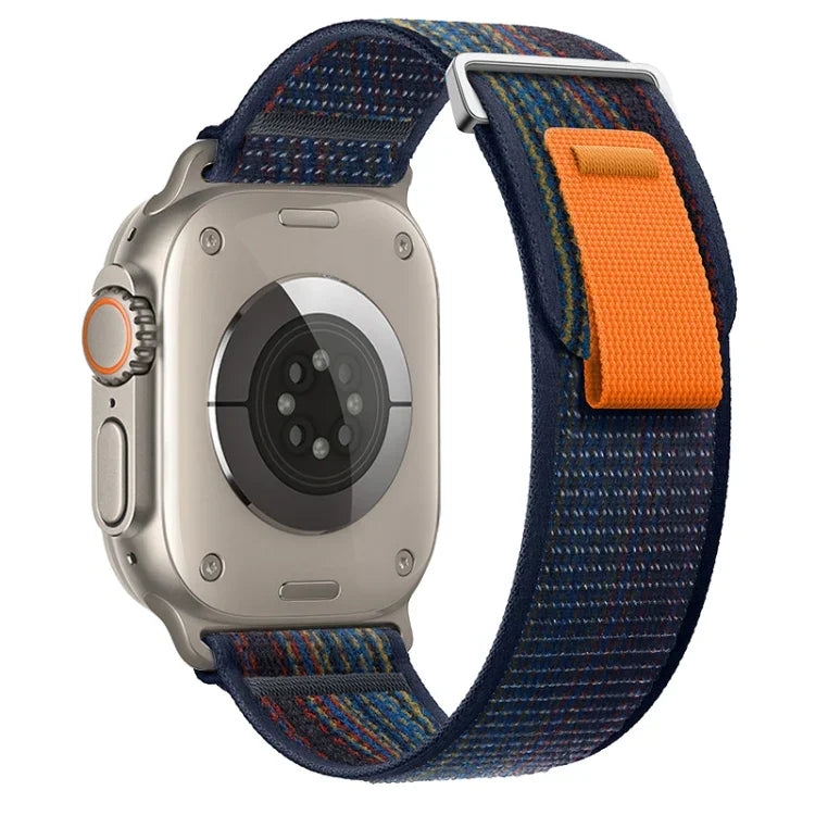 二重ループナイロンウォッチバンド、Apple Watch Ultra 2 49mm用、Apple Watch Series 9 45mm用