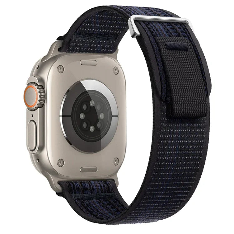 二重ループナイロンウォッチバンド、Apple Watch Ultra 2 49mm用、Apple Watch Series 9 45mm用