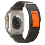 二重ループナイロンウォッチバンド、Apple Watch Ultra 2 49mm用、Apple Watch Series 9 45mm用