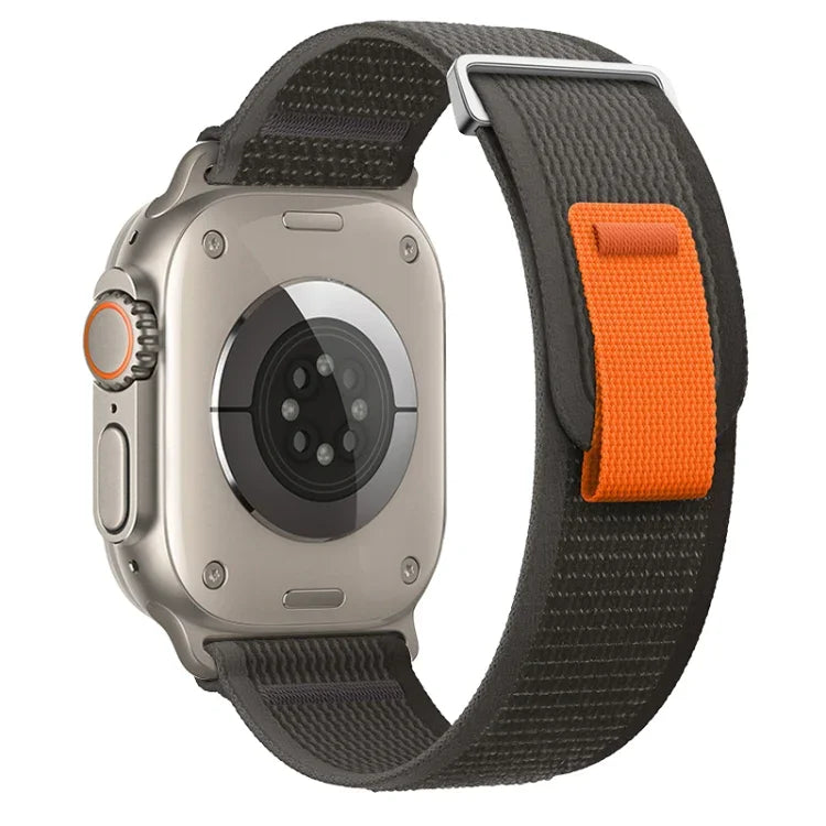 二重ループナイロンウォッチバンド、Apple Watch Ultra 2 49mm用、Apple Watch Series 9 45mm用