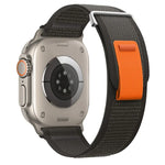 二重ループナイロンウォッチバンド、Apple Watch Ultra 2 49mm用、Apple Watch Series 9 45mm用
