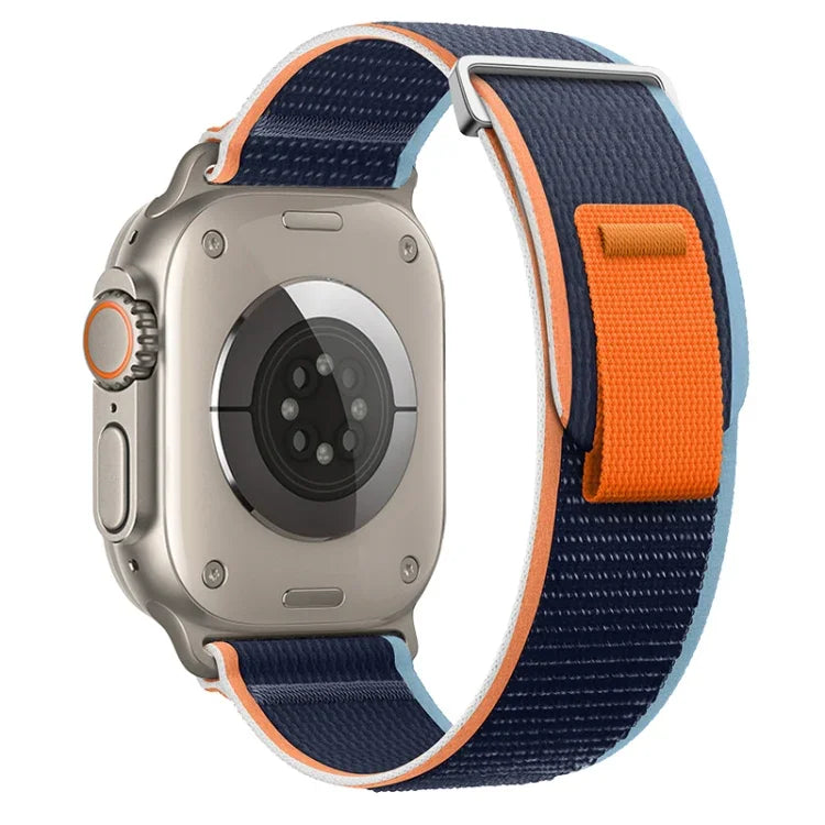 二重ループナイロンウォッチバンド、Apple Watch Ultra 2 49mm用、Apple Watch Series 9 45mm用