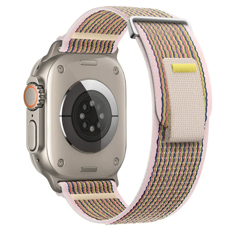 二重ループナイロンウォッチバンド、Apple Watch Ultra 2 49mm用、Apple Watch Series 9 45mm用