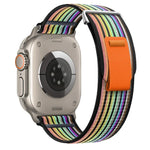 二重ループナイロンウォッチバンド、Apple Watch Ultra 2 49mm用、Apple Watch Series 9 45mm用
