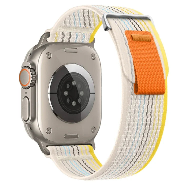 二重ループナイロンウォッチバンド、Apple Watch Ultra 2 49mm用、Apple Watch Series 9 45mm用