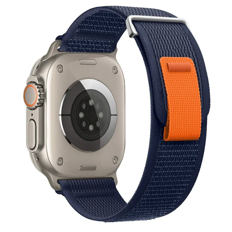二重ループナイロンウォッチバンド、Apple Watch Ultra 2 49mm用、Apple Watch Series 9 45mm用
