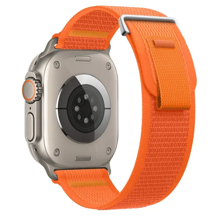 二重ループナイロンウォッチバンド、Apple Watch Ultra 2 49mm用、Apple Watch Series 9 45mm用