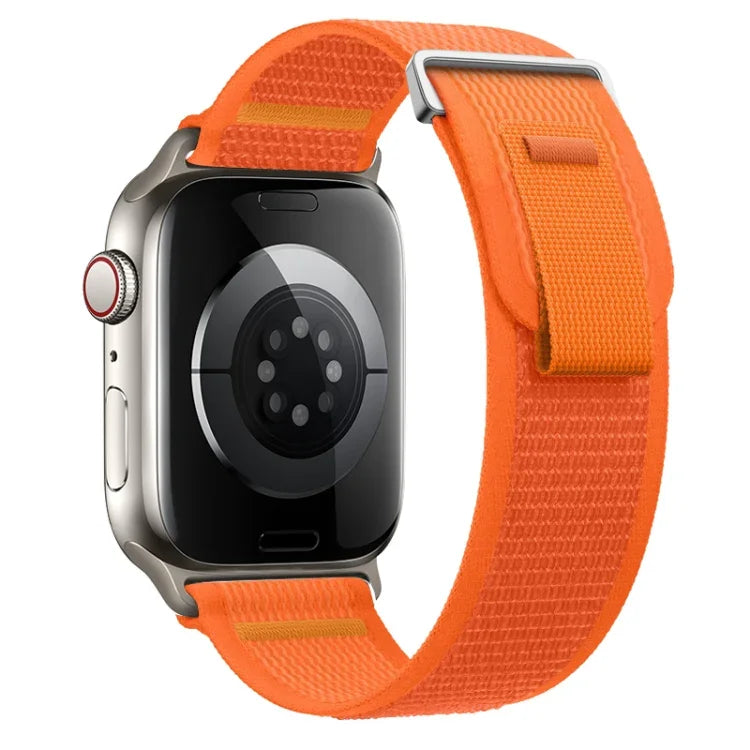 二重ループナイロンウォッチバンド、Apple Watch Ultra 2 49mm用、Apple Watch Series 9 45mm用
