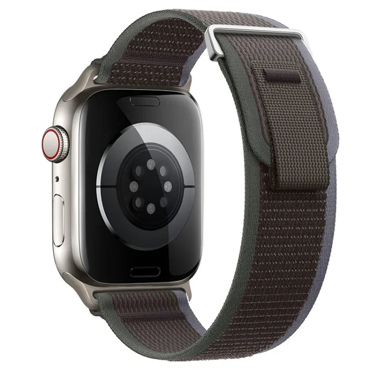 二重ループナイロンウォッチバンド、Apple Watch Ultra 2 49mm用、Apple Watch Series 9 45mm用