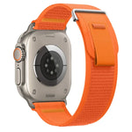 Dual-Section Loop Nylon Watch Band, For Apple Watch Series 9 41mm, For Apple Watch Ultra 49mm