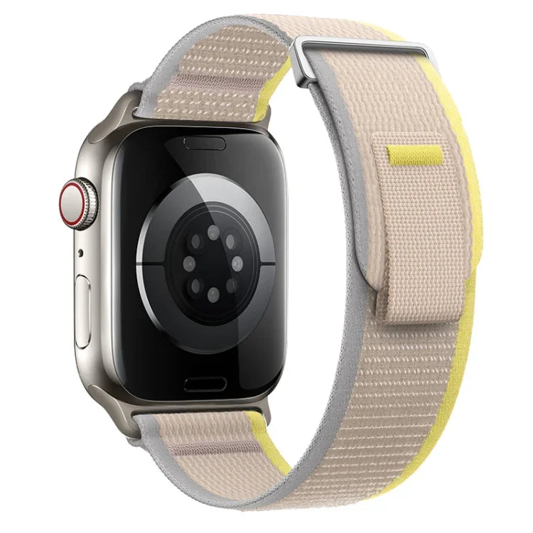 二重ループナイロンウォッチバンド、Apple Watch Series 7 41mm用、Apple Watch Series 7 45mm用