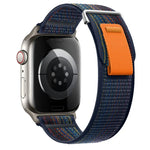 二重ループナイロンウォッチバンド、Apple Watch Series 7 41mm用、Apple Watch Series 7 45mm用