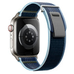 Dual-Section Loop Nylon Watch Band, For Apple Watch Series 4 44mm, For Apple Watch Series 4 40mm