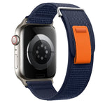 Dual-Section Loop Nylon Watch Band, For Apple Watch Series 4 44mm, For Apple Watch Series 4 40mm