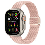 スリム磁気バックルナイロン編みウォッチバンド、Apple Watch Ultra 2 49mm用、Apple Watch Series 9 45mm用