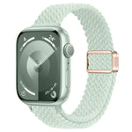 スリム磁気バックルナイロン編みウォッチバンド、Apple Watch Ultra 2 49mm用、Apple Watch Series 9 45mm用
