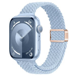 スリム磁気バックルナイロン編みウォッチバンド、Apple Watch Ultra 2 49mm用、Apple Watch Series 9 45mm用