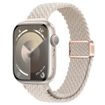 スリム磁気バックルナイロン編みウォッチバンド、Apple Watch Ultra 2 49mm用、Apple Watch Series 9 45mm用