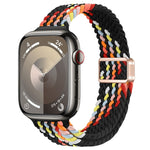スリムマグネティックバックルナイロン編みウォッチバンド、Apple Watch Series 9 41mm用、Apple Watch Ultra 49mm用