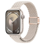 スリムマグネティックバックルナイロン編みウォッチバンド、Apple Watch Series 9 41mm用、Apple Watch Ultra 49mm用