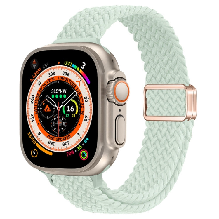 スリムマグネティックバックルナイロン編みウォッチバンド、Apple Watch Series 9 41mm用、Apple Watch Ultra 49mm用