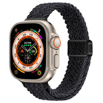 スリムマグネティックバックルナイロン編みウォッチバンド、Apple Watch Series 9 41mm用、Apple Watch Ultra 49mm用