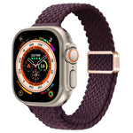 スリムマグネティックバックルナイロン編みウォッチバンド、Apple Watch Series 9 41mm用、Apple Watch Ultra 49mm用