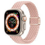 スリムマグネティックバックルナイロン編みウォッチバンド、Apple Watch Series 9 41mm用、Apple Watch Ultra 49mm用