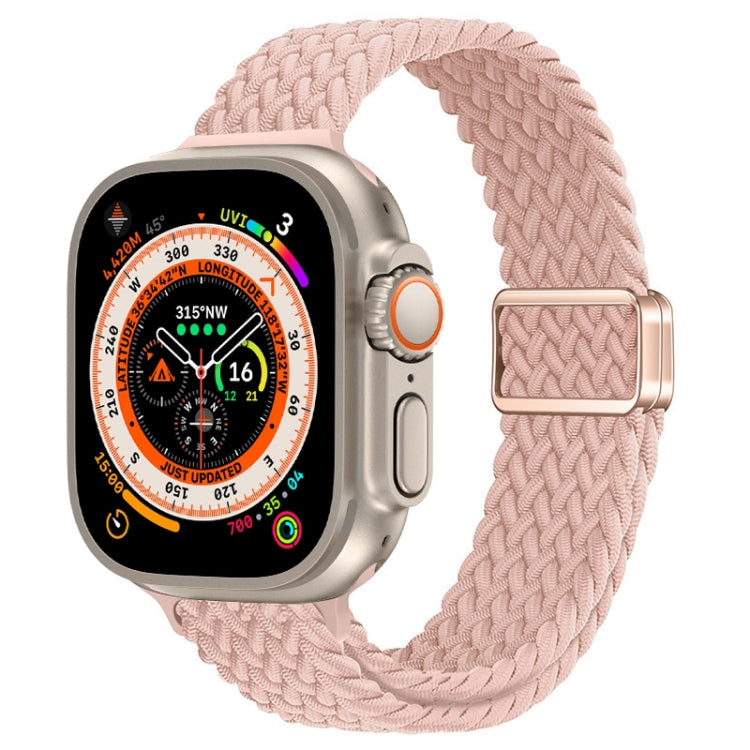 スリムマグネティックバックルナイロン編みウォッチバンド、Apple Watch Series 9 41mm用、Apple Watch Ultra 49mm用