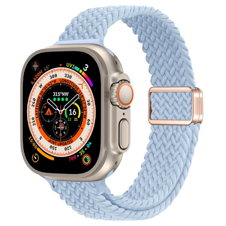 スリムマグネティックバックルナイロン編みウォッチバンド、Apple Watch Series 9 41mm用、Apple Watch Ultra 49mm用