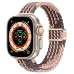 スリムマグネティックバックルナイロン編みウォッチバンド、Apple Watch Series 9 41mm用、Apple Watch Ultra 49mm用