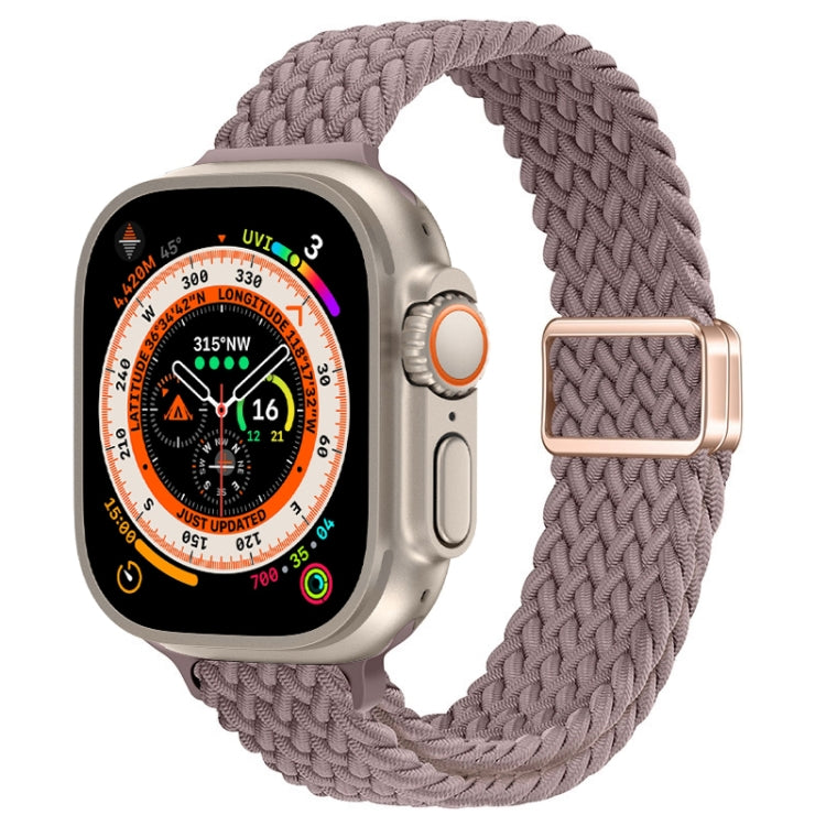 スリムマグネティックバックルナイロン編みウォッチバンド、Apple Watch Series 9 41mm用、Apple Watch Ultra 49mm用