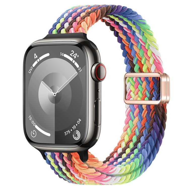 スリムマグネティックバックルナイロン編みウォッチバンド、Apple Watch Series 8 41mm用、Apple Watch Series 8 45mm用