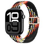 スリム磁気バックルナイロン編みウォッチバンド、Apple Watch Series 10 46mm用、Apple Watch Series 10 42mm用