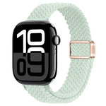 スリム磁気バックルナイロン編みウォッチバンド、Apple Watch Series 10 46mm用、Apple Watch Series 10 42mm用