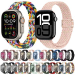 スリム磁気バックルナイロン編みウォッチバンド、Apple Watch Ultra 2 49mm用、Apple Watch Series 9 45mm用