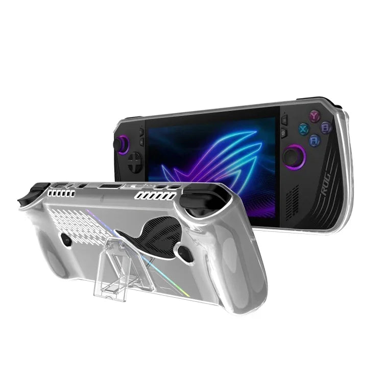 TPU透明保護ケース ホルダー付き、ASUS ROG Ally X用