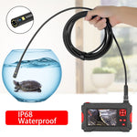 P30 8mm 1080P IP68 防水 4.3インチスクリーン デュアルカメラデジタル内視鏡、2m ハードケーブル、5m ハードケーブル、10m ハードケーブル