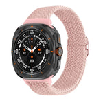 スライドバックルナイロン編み込みウォッチバンド, Samsung Galaxy Watch Ultra 47mm / Ultra 2025用