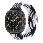 スライドバックルナイロン編み込みウォッチバンド, Samsung Galaxy Watch Ultra 47mm / Ultra 2025用